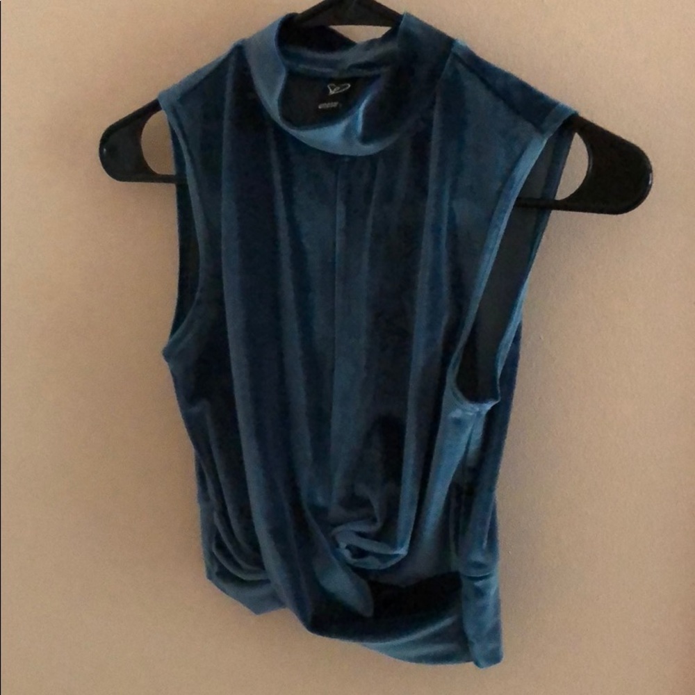 Velvet crop top